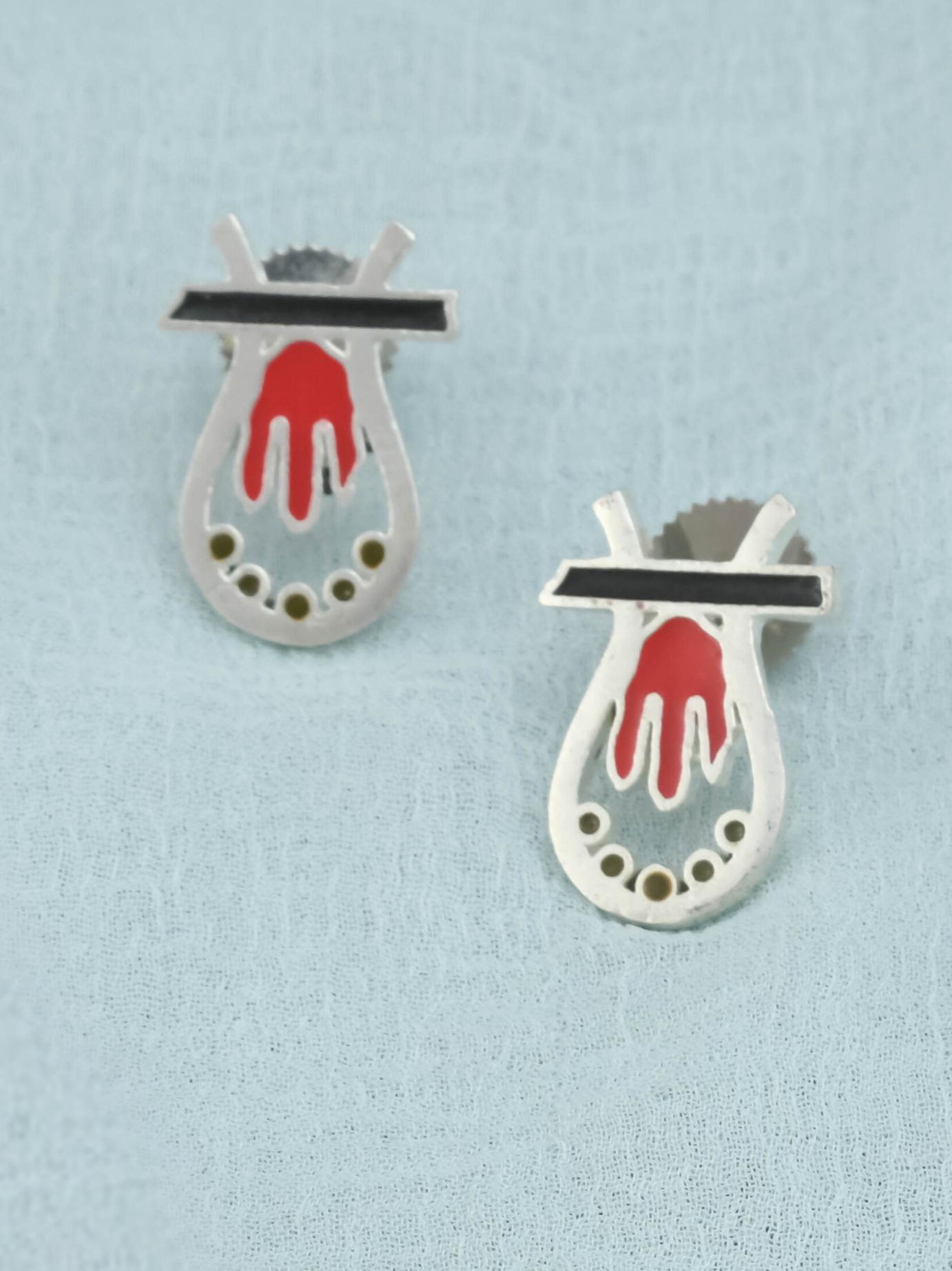 Mace Pepper and Cinnamon Earrings