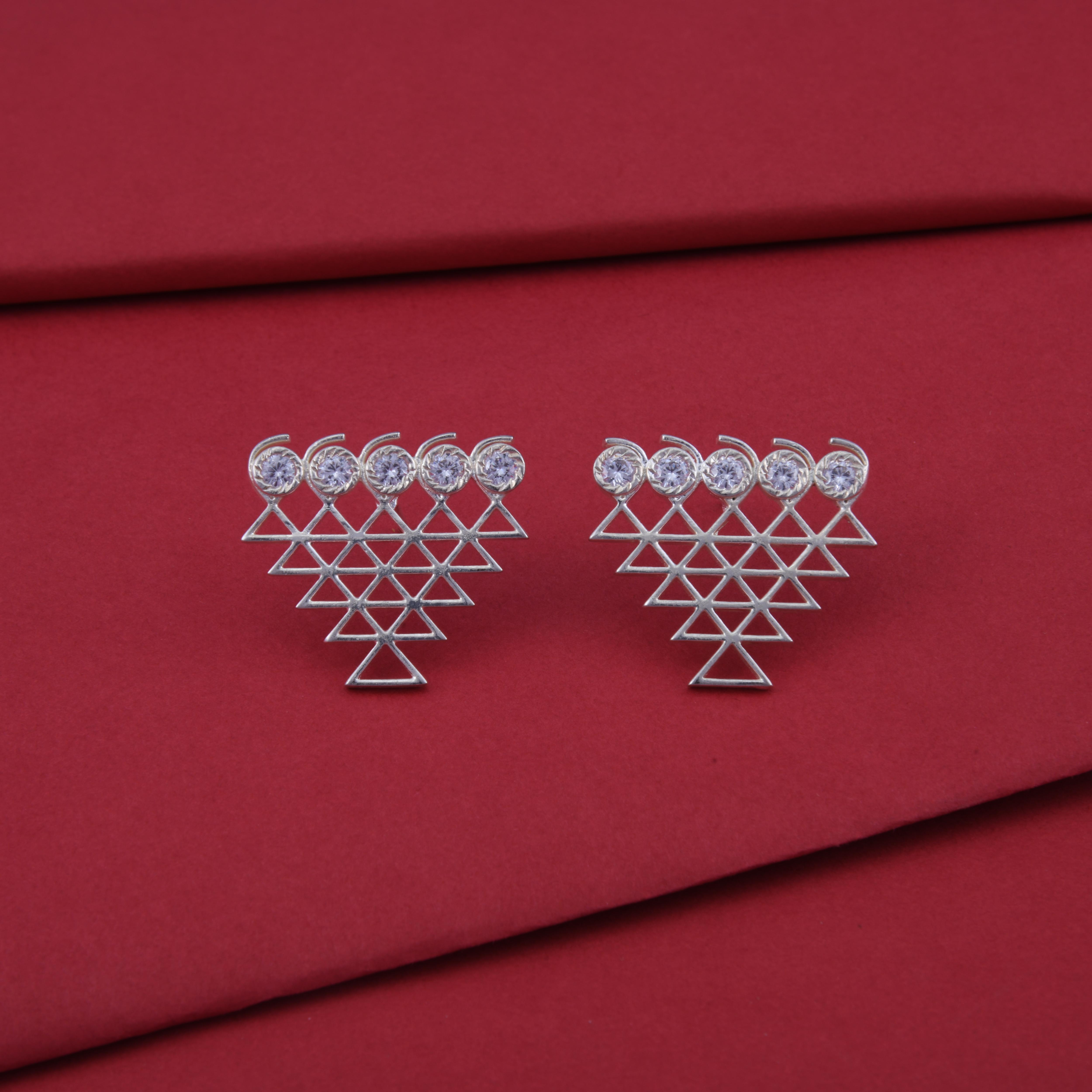 Saraswati Stud Earrings