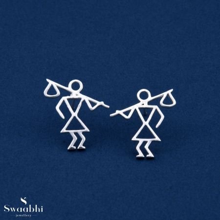 Buy Warli Krushi Earrings | Swaabhi.com|31