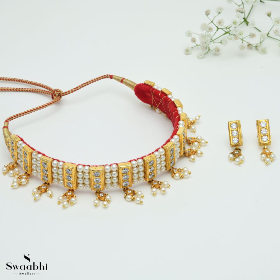 Maharashtrian Pearl Necklace-(13Peti)