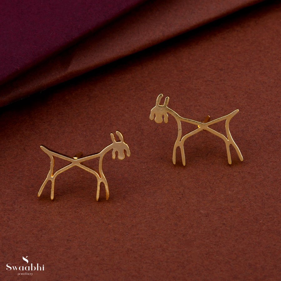 Buy Warli Goat Earrings| Swaabhi.com|31