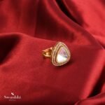 Buy Rishita Kundan Rings – Best Designs for girls | Swaabhi.com
