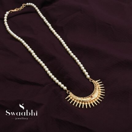 Maharashtrian Rajeshwari Pearl Necklace