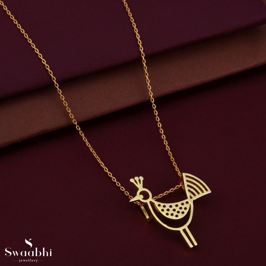BuyWarli Bird Pendant Necklace | Swaabhi.com|32