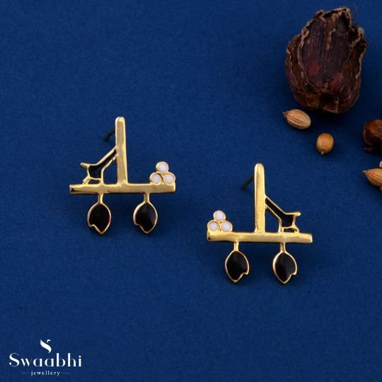 Cardamom, Clove, Sesame Seeds Earrings