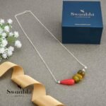 Buy Chalcedony Gemstone Necklace Gift Box | Swaabhi.com| 27