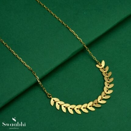 Fancy Leafy Gold Chain