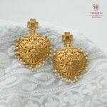Matte Gold Bali Earrings (1)