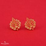 Muruja Jhoti Chita Stud Earrings –Rangoli Design