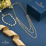 Buy Pearls Three Layer Necklace Gift Box | Swaabhi.com| 27