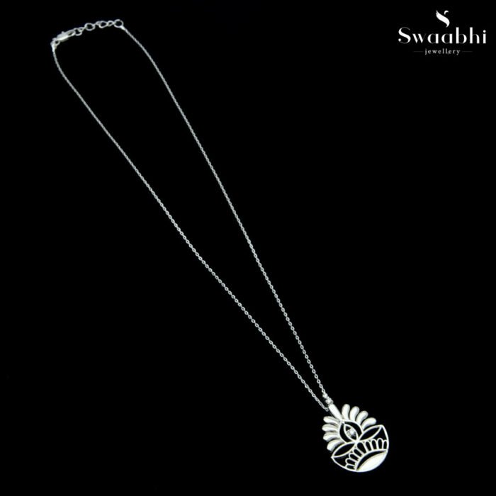 Deepaja Gold Necklace-Rangoli Design