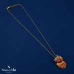 Red Chilli Basket Pendant Necklace