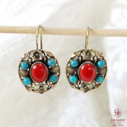 Round Antique Earrings