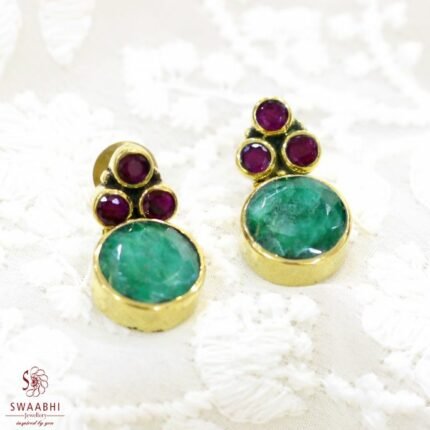 Buy Three Dot Antique Earrings|Swaabhi.com|245