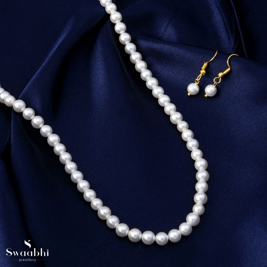Buy Tina Pearl Necklace | Swaabhi.com
