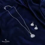 Buy Triangle CZ Pendant set – Latest Designs for Girls | Swaabhi.com