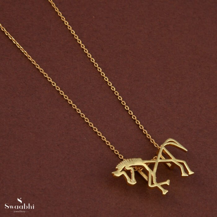 Buy Waril Horse pendant Necklace Swaabhi .com (2)