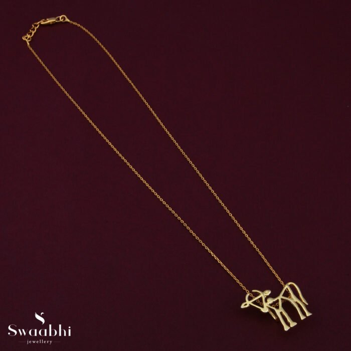 Buy Warli Cow Gold Necklace - Swaabhi Com (3)