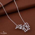 Buy Warli Cow Silver Necklace - Swaabhi com (3)