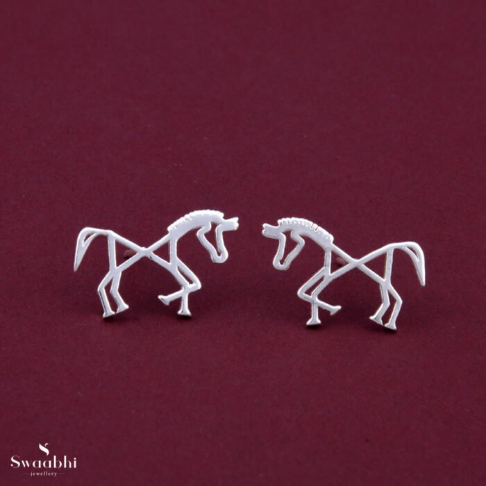 Buy Warli horse Earrings Swaabhi .com (3)