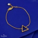 ‘The Love Triangle’ Pendant Bracelet
