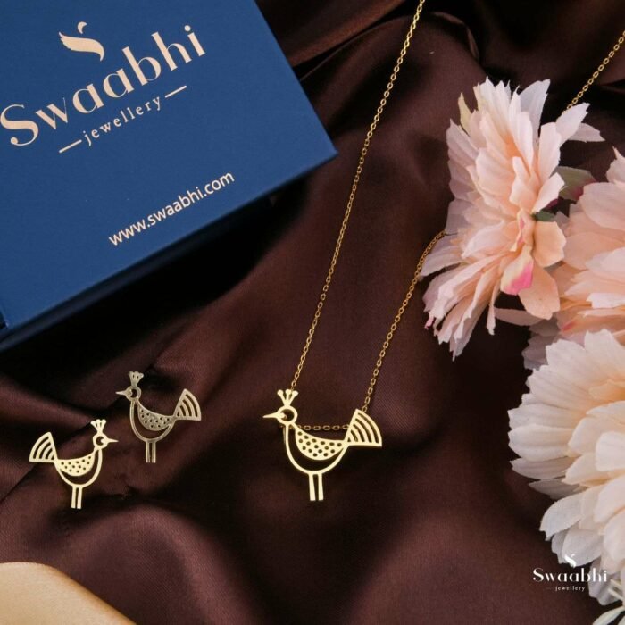 Warli Bird Necklace Gift Box