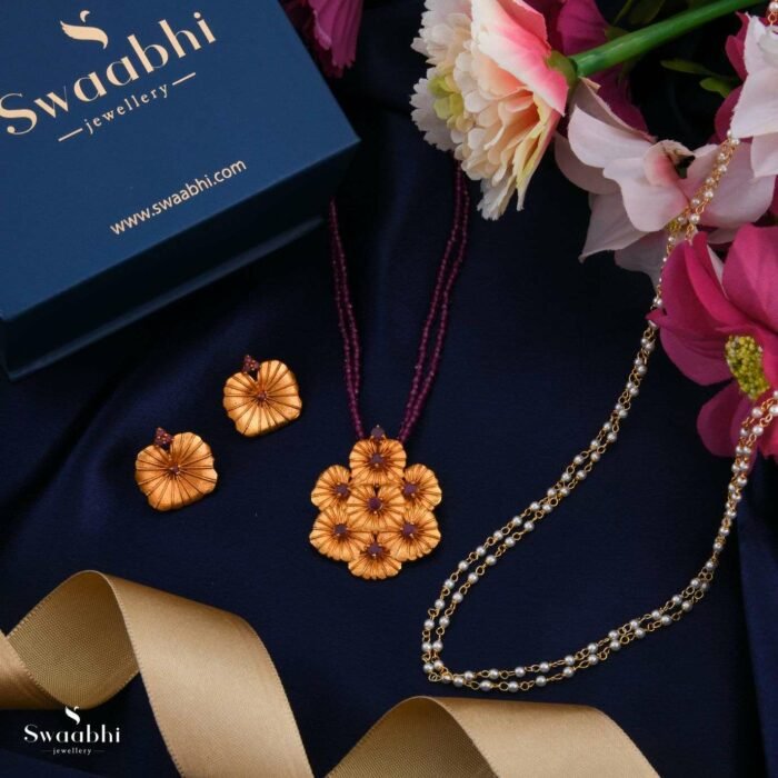 Brahmi Beads Necklace Gift Box