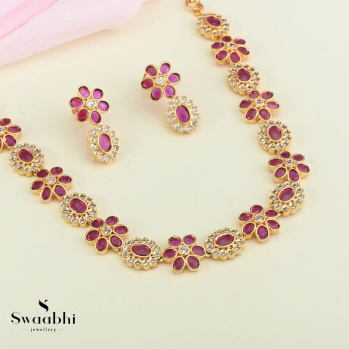 Flower Maharashtrian Necklace