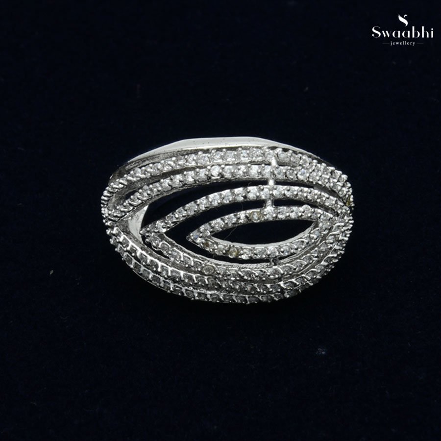 Triple Band Diamond Ring | Diamond Rings | Diamond Cocktail Ring | Designer  Rings