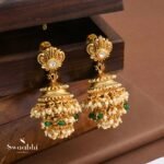 Buy Designer Matte Gold Jhumka|Swaabhi.com|12