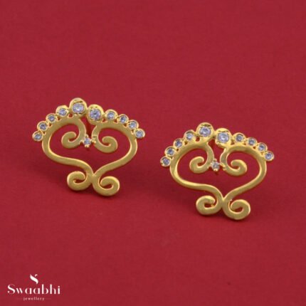 LaxmiPadma Stud Earrings – Rangoli Design