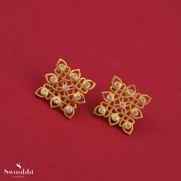 Mandana Earrings -Rangoli Design