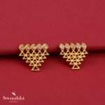 Saraswati Earrings -Rangoli Design