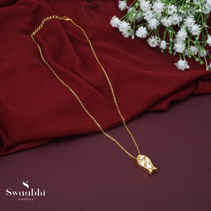 Fish Chain Necklace-Swaabhi