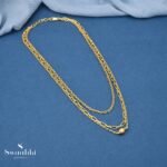 Three Layered Chain Necklace-Swaabhi