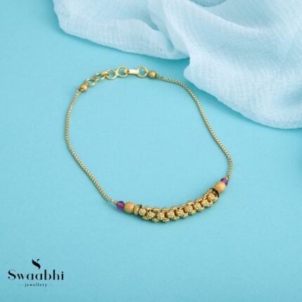 Lavanya Golden Beads Bracelet