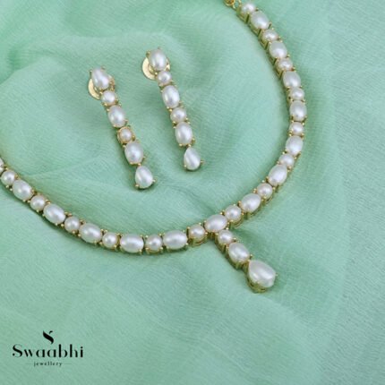Pearl Gold Plated Necklace