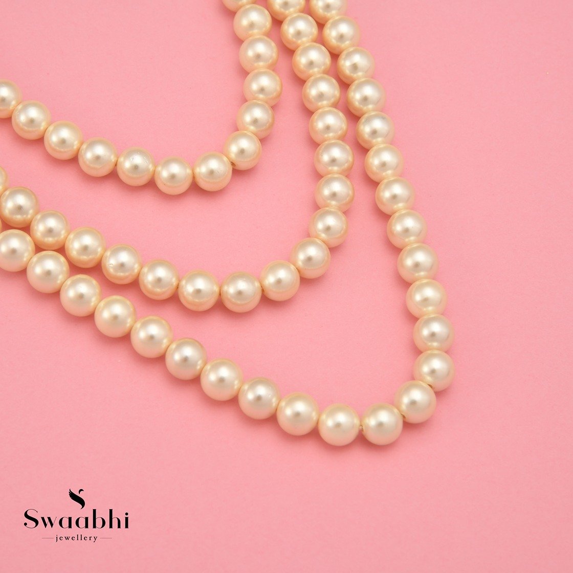 Three Layers Pearl Necklace