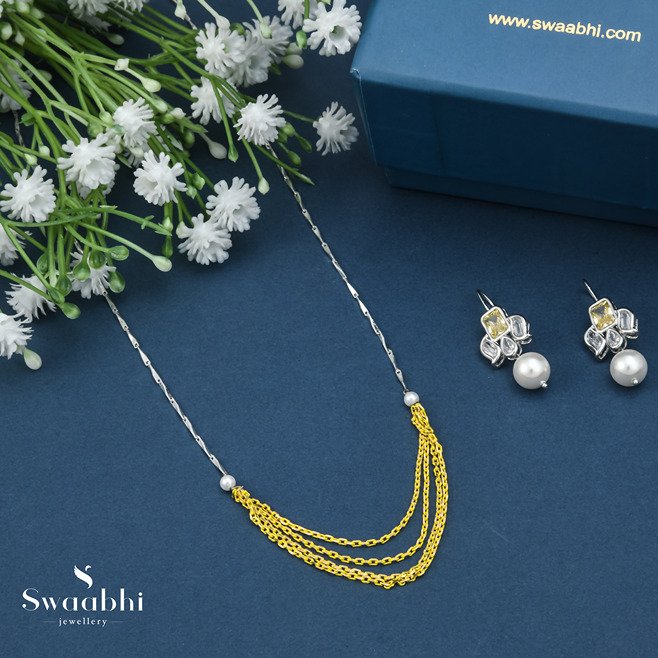 Emily Pastel Chain Necklace Set