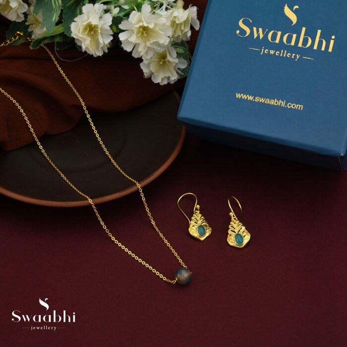 Anvi Bead Chain Necklace Set-Swaabhi