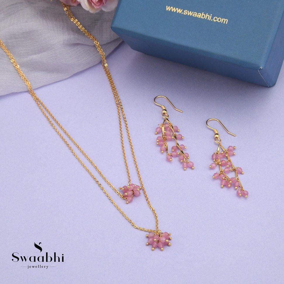 VFlowee Rose Layered Necklace Gold and Silver Choker India | Ubuy
