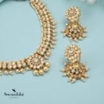 Flower Kundan Pearls Necklace