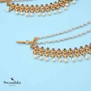 Urvija Pearl Temple Ear Chain-Swaabhi (1)