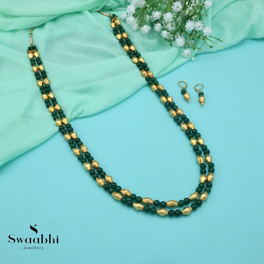 Double Layered Bormal Necklace- Swaabhi