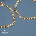 Avishka Gold Finish Anklet-Swaabhi (2)