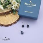 Nirvi Drop Beads Necklace Set-Swaabhi