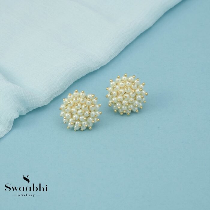 Pearls Studded Earringa-Swaabhi