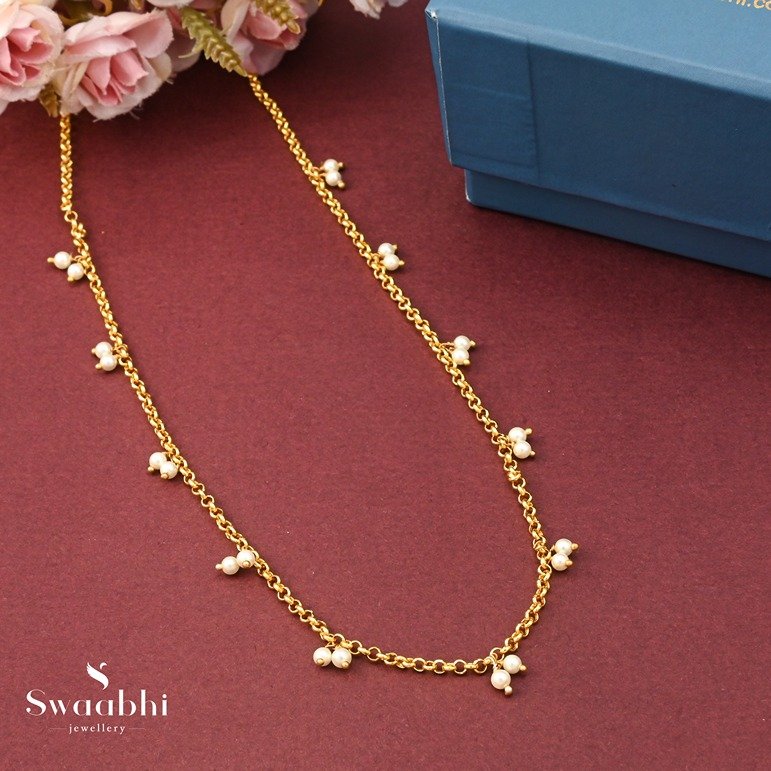 Aabha Pearl Necklace-Swaabhi