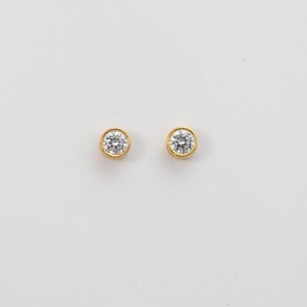 Dainty Diamond Stud Earrings
