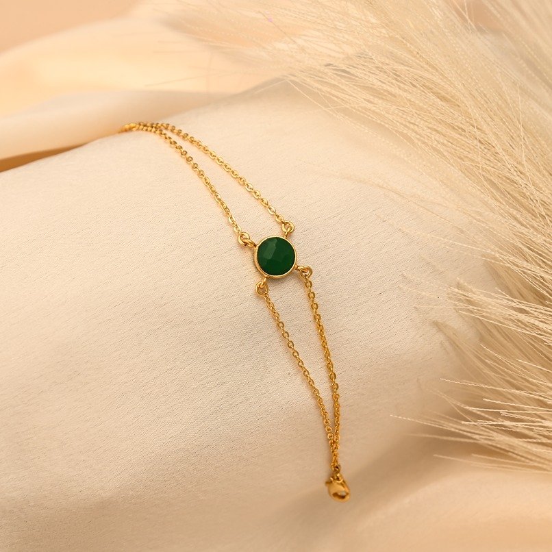 Pine Gemstone Bracelet
